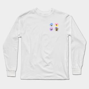 4 little pansies Long Sleeve T-Shirt